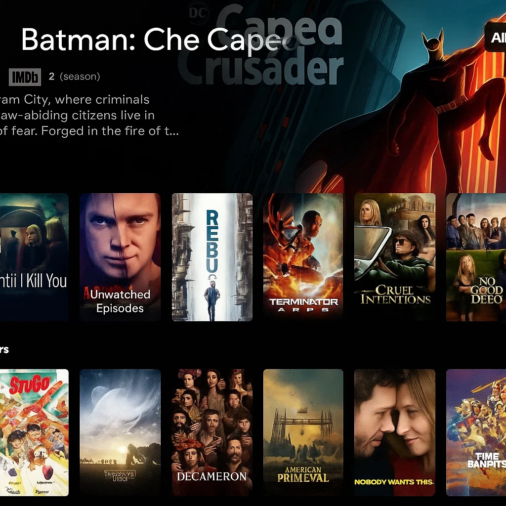 Apollo Group TV app interface showing live streaming on multiple screens
